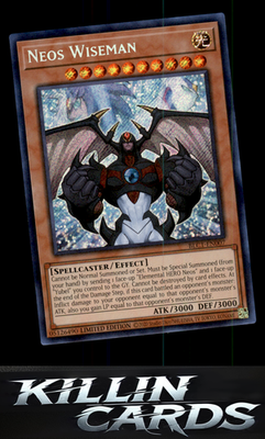 1st Edition Neos Wiseman BLC1-EN007 YuGiOh Secret Rare Battles of Legend: Chapte