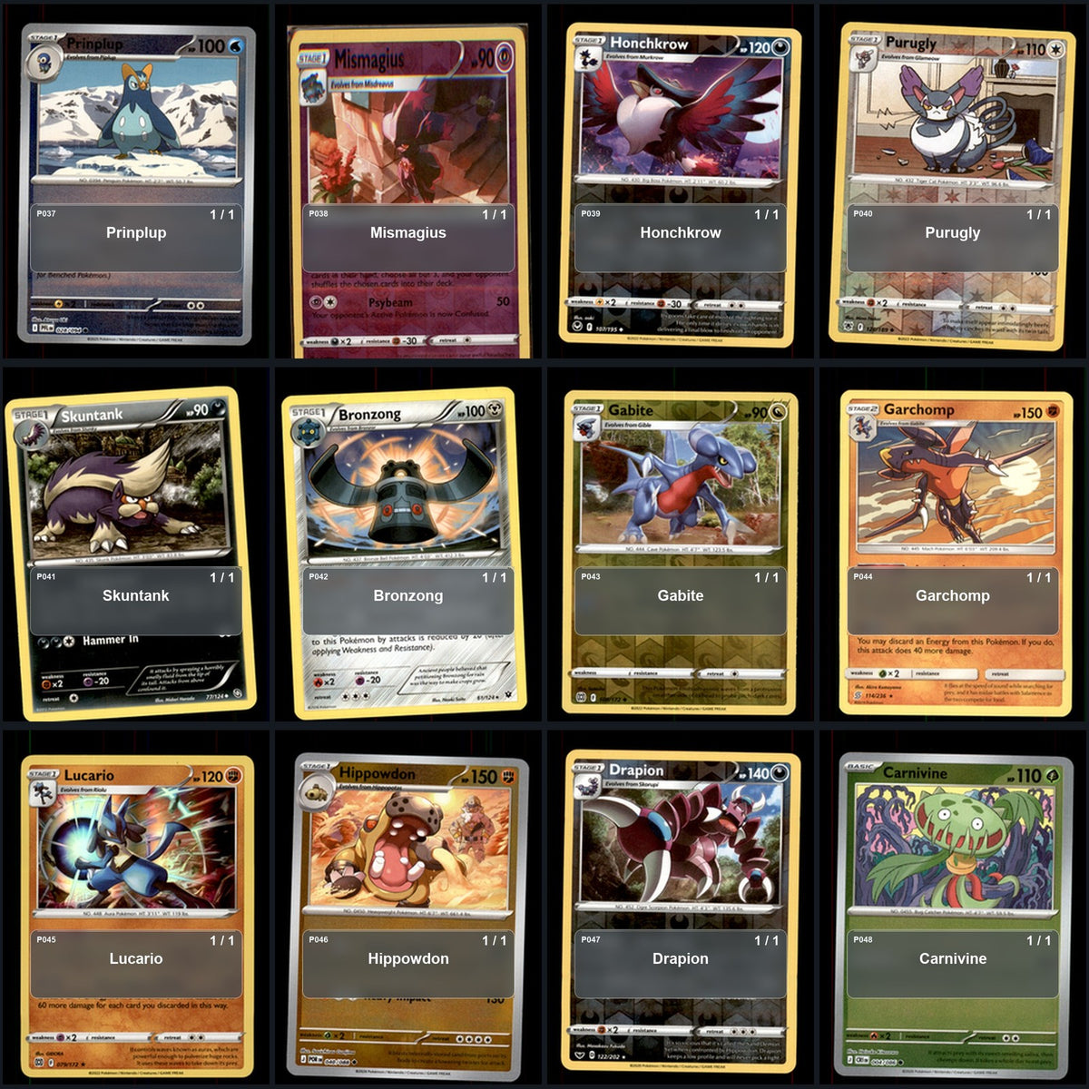 Pokemon TCG Generation 4 Pokemon Pokedex Set 105 Cards Collection