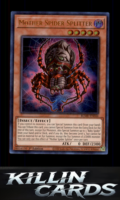 1st Edition Mother Spider Splitter BLMR-EN044 YuGiOh Ultra Rare Battles of Legen
