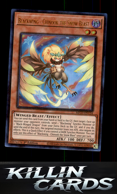 Blackwing - Chinook the Snow Blast MP23-EN154 YuGiOh Ultra Rare 25th Anniversary