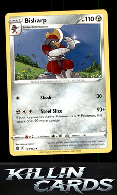 Bisharp 104/163 Pokemon Uncommon SWSH05: Battle Styles Card NM