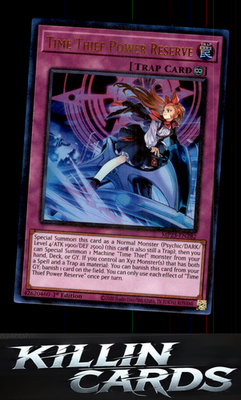 1st Edition Time Thief Power Reserve MP23-EN282 YuGiOh Ultra Rare 25th Anniversa
