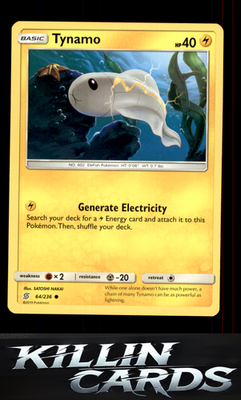 Tynamo (64) 64/236 Pokemon Common SM - Unified Minds Card NM