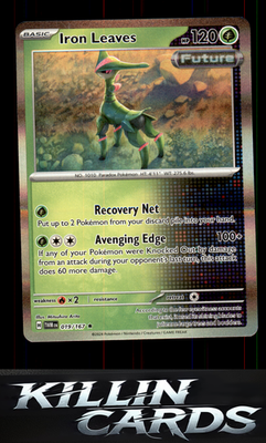 Iron Leaves 019/167 Pokemon Rare SV06: Twilight Masquerade Card NM