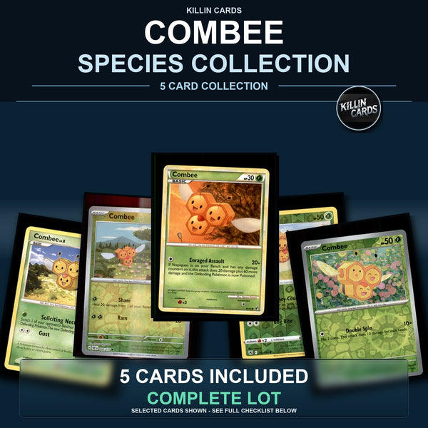 Pokemon TCG Combee Species Collection 5 Different Cards