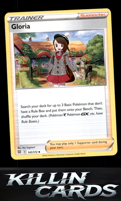 Gloria 141/172 Pokemon Uncommon SWSH09: Brilliant Stars Card NM