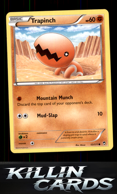 Trapinch 53/111 Pokemon Common XY - Furious Fists Card NM