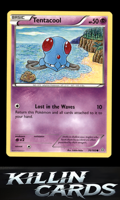 Tentacool 70/160 Pokemon Common XY - Primal Clash Card NM