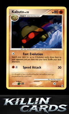 Kabuto 67/99 Pokemon Common Arceus Card LP