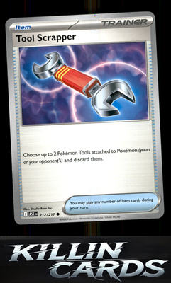 Tool Scrapper 212/217 Pokemon Common ME: Ascended Heroes Card NM