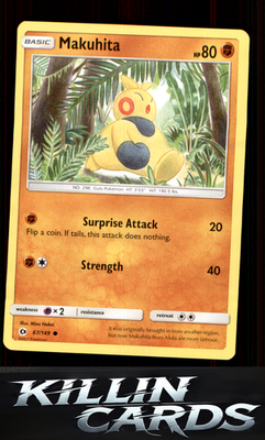 Makuhita 67/149 Pokemon Common SM Base Set Card NM