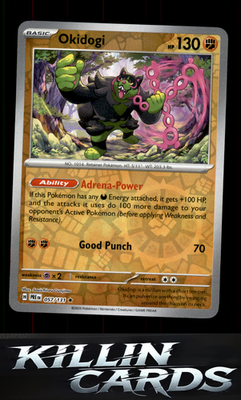 Reverse Holofoil Okidogi 057/131 Pokemon Rare SV: Prismatic Evolutions Card NM