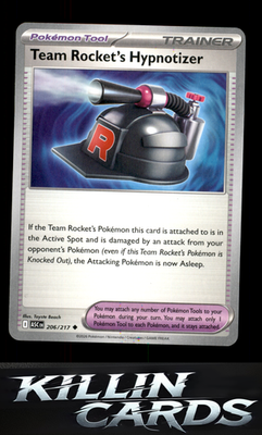 Team Rocket's Hypnotizer 206/217 Pokemon Uncommon ME: Ascended Heroes Card NM