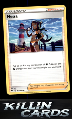 Nessa 157/185 Pokemon Uncommon SWSH04: Vivid Voltage Card NM