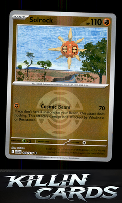 Solrock (Energy Symbol Pattern) 106/217 Pokemon Uncommon ME: Ascended Heroes Car