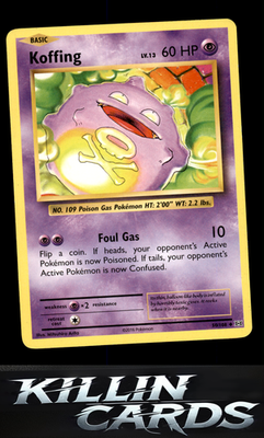 Koffing 50/108 Pokemon Uncommon XY - Evolutions Card LP