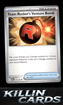 Team Rocket's Venture Bomb 179/182 Pokemon Uncommon SV10: Destined Rivals Card N