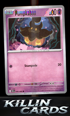 Pumpkaboo 040/086 Pokemon Common ME04: Chaos Rising Card NM