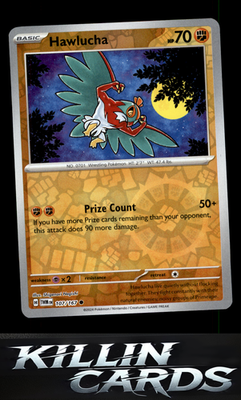 Reverse Holofoil Hawlucha 107/167 Pokemon Common SV06: Twilight Masquerade Card