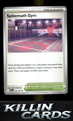 Spikemuth Gym 169/182 Pokemon Uncommon SV10: Destined Rivals Card NM