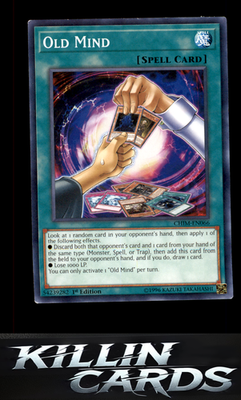 1st Edition Old Mind CHIM-EN066 YuGiOh Common Chaos Impact Card NM
