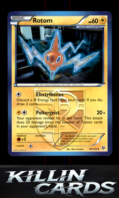 Rotom (Team Plasma) 49/135 Pokemon Uncommon Plasma Storm Card NM