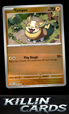 Reverse Holofoil Yamper - 030/094 030/094 Pokemon Common ME02: Phantasmal Flames