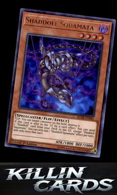 1st Edition Shaddoll Squamata BLHR-EN082 YuGiOh Ultra Rare Battles of Legend: He