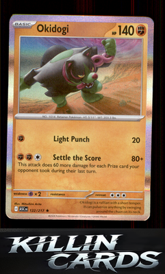 Okidogi 122/217 Pokemon Rare ME: Ascended Heroes Card NM