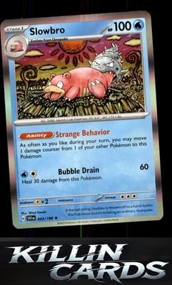 Slowbro 043/198 Pokemon Rare SV01: Scarlet & Violet Base Set Card NM