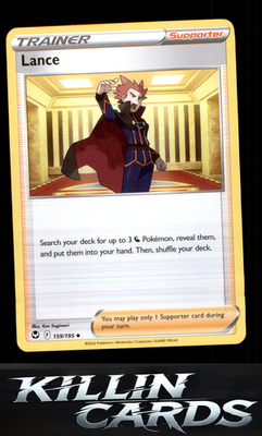 Lance 159/195 Pokemon Uncommon SWSH12: Silver Tempest Card NM