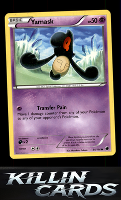 Yamask (54) 54/116 Pokemon Common Plasma Freeze Card LP