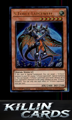 1st Edition S-Force Lapcewell MP23-EN012 YuGiOh Ultra Rare 25th Anniversary Tin: