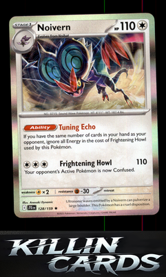 Noivern 128/159 Pokemon Rare SV09: Journey Together Card NM