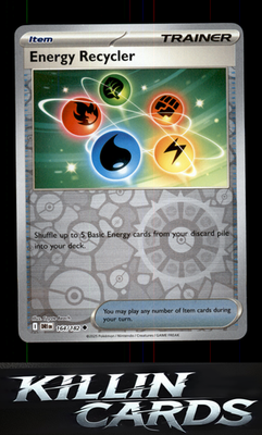Reverse Holofoil Energy Recycler 164/182 Pokemon Uncommon SV10: Destined Rivals