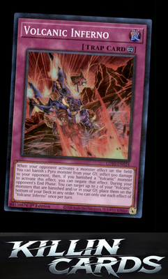 1st Edition Volcanic Inferno LD10-EN024 YuGiOh Super Rare Legendary Duelists: So