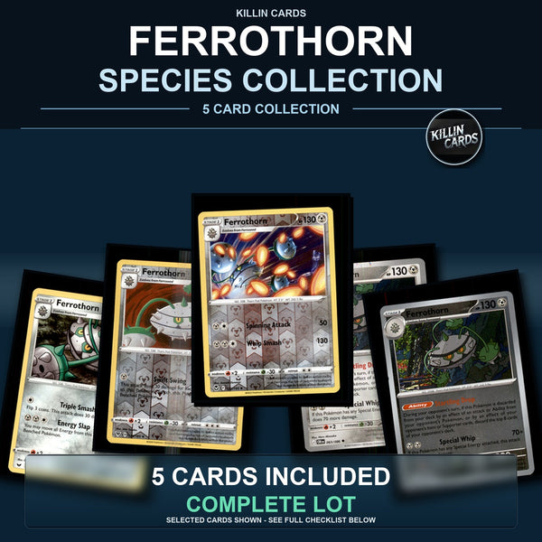 Pokemon TCG Ferrothorn Species Collection 5 Different Cards