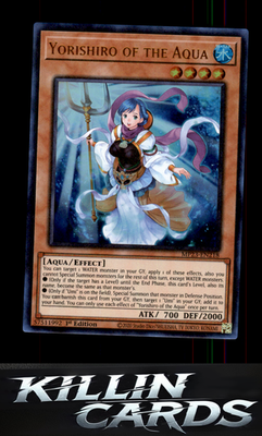 1st Edition Yorishiro of the Aqua MP23-EN218 YuGiOh Ultra Rare 25th Anniversary