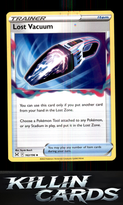 Lost Vacuum 162/196 Pokemon Uncommon SWSH11: Lost Origin Card NM