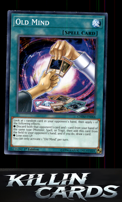 1st Edition Old Mind CHIM-EN066 YuGiOh Common Chaos Impact Card NM