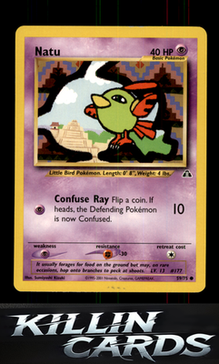 Natu 59/75 Pokemon Common Neo Discovery Card LP
