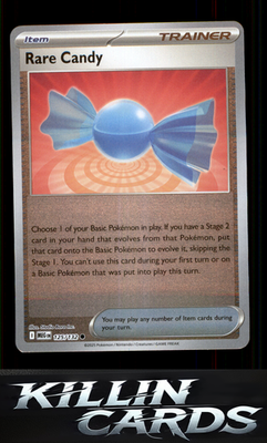 Rare Candy - 125/132 125/132 Pokemon Common ME01: Mega Evolution Card NM