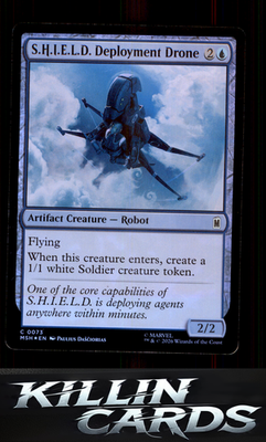 Foil S.H.I.E.L.D. Deployment Drone 73 Magic C Marvel Super Heroes Card NM