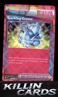 Sparkling Crystal 129/131 Pokemon ACE SPEC Rare SV: Prismatic Evolutions Card NM