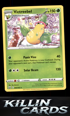 Victreebel 003/163 Pokemon Rare SWSH05: Battle Styles Card NM