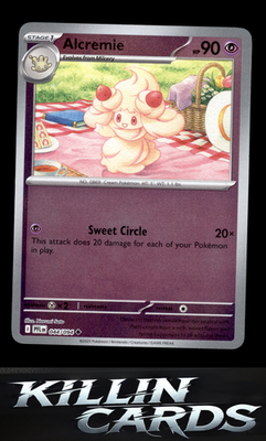 Reverse Holofoil Alcremie 044/094 Pokemon Uncommon ME02: Phantasmal Flames Card