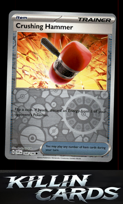 Reverse Holofoil Crushing Hammer 168/198 Pokemon Common SV01: Scarlet & Violet B