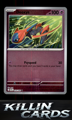Reverse Holofoil Deoxys - 034/086 034/086 Pokemon Uncommon ME04: Chaos Rising Ca