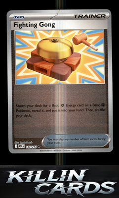 Reverse Holofoil Fighting Gong 187/217 Pokemon Uncommon ME: Ascended Heroes Card