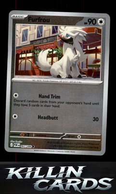 Reverse Holofoil Furfrou 067/088 Pokemon Common ME03: Perfect Order Card NM